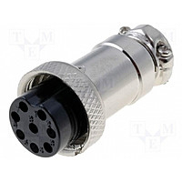 Гнездо NC 8pin метал