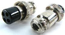 Гнездо NC 4pin метал