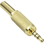 Штекер 3.5 4pin метал
