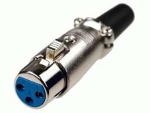 Гнездо Kanon на кабель метал