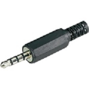 Штекер 3.5 4pin пластик